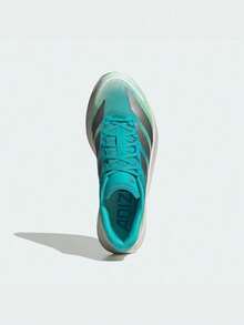 Adidas Men's ADIZERO BOSTON 13 Performance Fiberglass Column Professional Racing Running Shoes KK4990 - Mint Green - View 4