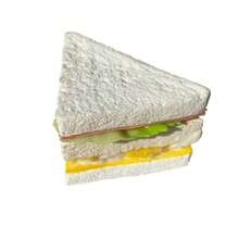 PU Sandwich Display Model, Suitable For Coffee Shop Meal Set Plating, Bakery Window Display And Outdoor Camping Photography Props, Durable And Long-Lasting, Helps Reduce Food Waste, 5 Styles Available - Sandwich Ornament - View 13