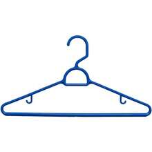 Cerchas para Ropa - Set de 10 | Ganchos para Ropa | Percheros | Ganchos de Ropero (Azul) - AZUL - Ver 4