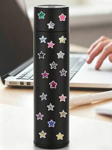 Y2K Star Vinyl Sticker Sheet, Aesthetic Leopard Zebra Print Colorful Mini Star Stickers, Cute Small Star Decals For Journal Planner Water Bottle Laptop Phone Case Scrapbook Decor - Y2K Star - View 7