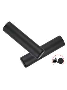 1 Pair Silicone Bicycle Handlebar Grips, Soft Shock-Absorbing Anti-Slip Mountain Bike Handlebar Accessories - Multicolor - View 3