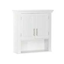 Home Somerset Collection 22.88-Inch W X 24.38-Inch H X 7.88-Inch D 2-Door Wall Cabinet In White - Default - View 1