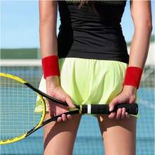 2 cái/gói băng đeo cổ tay thể thao unisex thấm mồ hôi, phù hợp cho tennis, bóng rổ, chạy bộ và tập gym, phụ kiện băng đeo cổ tay tập gym - Nhiều màu - Xem 11