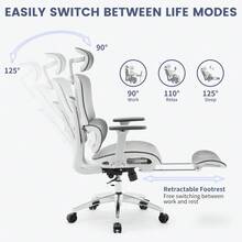 Kselythan Home Office Chairs - Grey - View 6