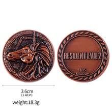 1pc 2 Game Coin, Vintage Saintess, Unicorn Lion Commemorative Coin, Collectible Coin, Letter Coin - Multicolor - View 16