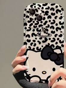 SANRIO 黑色波點豹貓 17/16/15/14 Pro Max 手機殼 Apple 13/12/11 防震時尚全包覆保護殼 - 彩色 - 查看 3