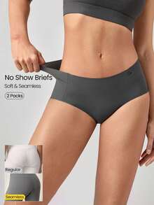 Women Plus Size Sports Panty - Dark Grey - View 10