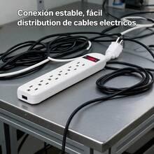 Minimalist Universal Power Adapter And Multi-Outlet For Home And Office - US A Type Plug(110-127V) - View 3