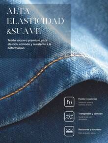 Women Denim Skirts - Light Wash - View 7