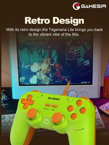 GameSir Tegenaria Lite Mandos de Juego Retro para PC Steam Controlador Simétrico con Cable Compatible con 2 Switch Android iOS Teléfono Móvil con Palanca de Efecto Hall Gatillos Analógicos, Retroalimentación de Vibración Inmersiva Sutil, Edición Gris Blanco y MenaRD - Tegenaria Lite - Ver 4