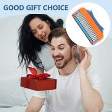 Men's 6-Blade Razor Set, Includes 1 Metal Handle And Multiple 6-Blade Replacement Cartridges, Reusable Blades - Provides A Comfortable And Smooth Shaving Experience - 5-blade Model - View 5