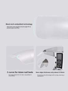 240/504Pcs Matte Long Almond False Nails, Full Cover Oval Press On Nails, Reusable Salon Nail Tips Wholesale - Multicolor - View 2