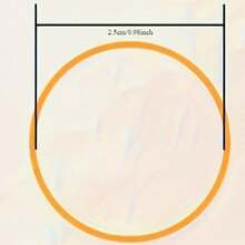 25mm Diameter Rubber Bands, Approx. 155/355/555pcs, High Elasticity Durable Rubber, Stretchable - Suitable For Home, Office, School Use - Yellow - View 4