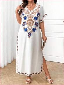 Women Midi Dresses - White - View 6