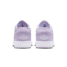 Nike 大童 AIR JORDAN 1 低筒復古運動滑板鞋 - 白色/淡紫色 - 查看 7