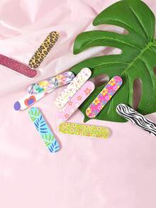 Multi-Specification Mixed Color Nail Files, Nail Shaping, Polishing And Exfoliating Nail Files - Multicolor - View 3