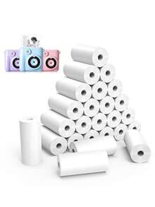 57x25mm Thermal Paper White Mini Printer/Camera Instant Print Camera Print Paper Replacement Accessories Parts - White - View 2