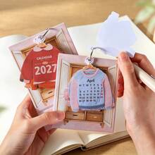 2027 Mini Desk Calendar Four Seasons Wardrobe Series Desktop Ornament Personal Planner Calendar - Desk Calendar - View 4