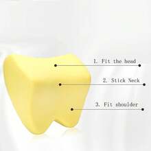 Car Neck & Lumbar Pillow - White - View 4
