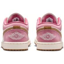 Nike Air Jordan 1 Low Women's Shoes Desert Berry/Sail/Lt British Tan/Chalk DC0774-609 | Low-Top Versatility, Everyday Wearable - 桃粉色 - 查看 8
