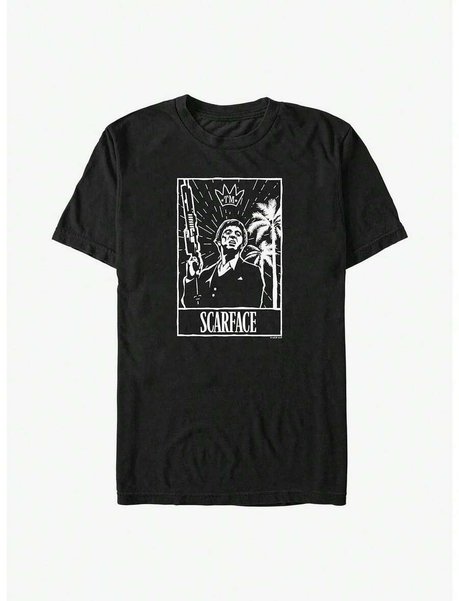 Men T-Shirts - 黑色 - 查看 1