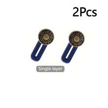 1Pc/2/4/6/8/10Pcs Pants Button Extender, Universal Jeans Waist Size Converter, Belt Extension Buckle, Waistband Expansion Button Pants Waist Adjuster Extender, Pants Too Small No Sewing Needed To Make Larger, Maternity Pants Elastic Button, Easy To Use, No Tools Required - Multicolor - View 12
