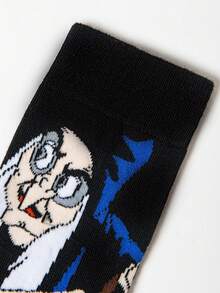 1/2/4 Pairs Disney Socks Women's Halloween Long Socks Villain Witch Gift Christmas Mid-Calf Socks Winter Funny Socks - Multicolor - View 9