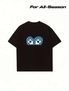 Men T-Shirts - 黑色 - 查看 2
