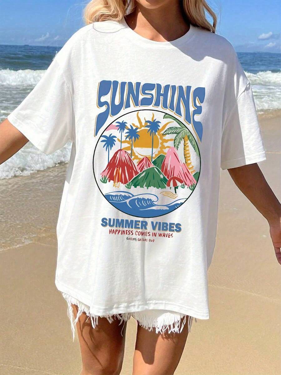 Women Sports Tees & Tanks - White - View 1