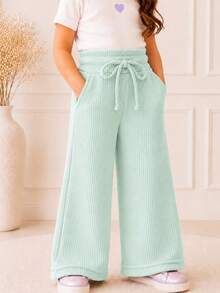 Young Girls Pants - verde menta - Ver 3