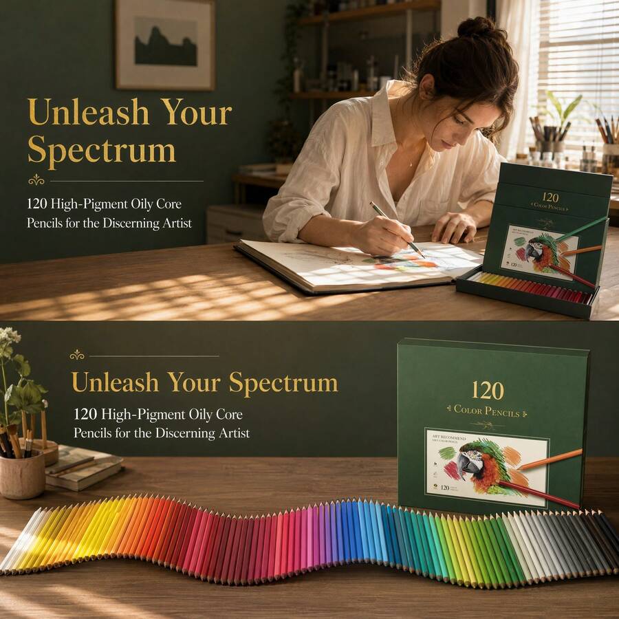 Qili Master-Grade Oil-Based Colored Pencil Professional Art Student Drawing Set With High-Quality Lead - Sets - View 1