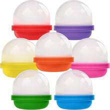 1/5/10/20pcs Kapsul Mesin Penjual Otomatis Entervending - Kapsul Acorn Transparan Buram 2 Inci - Kapsul Mainan Kosong - 7 Warna Kapsul Plastik untuk Mainan - Kapsul Mesin Hadiah 51mm - Wadah Mesin Capit - MultiWarna - View 1
