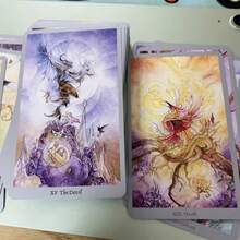 12X7cm Shadowscapes Tarot 78 Cards/Set Beautiful Purple Design For Friends Gift Board Game Holiday Party Leisure Funny Games - Multicolor - View 3