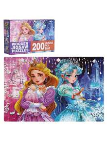 200pcs Kids Educational Wooden Puzzles, Multi-Theme, Logic Training Toys, Fun Learning Activity - Multicolor - View 14