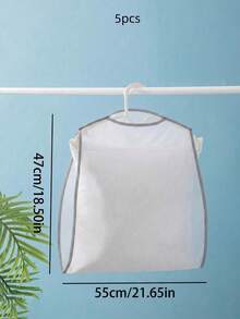 1/5pcs Polyester Pillow Drying Net, Foldable Pillow Drying Rack, Toy Laundry Drying Net Bag, Home Balcony Clothes Drying Rack (Hangers Not Included) - Multicolor - View 10