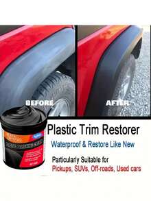 Repair Paste For Scratches And Scuffs On Automotive Plastic And Rubber Parts; Repair Wax For Cracked, Oxidized, Or Yellowing Tires; Polishing And Repair Paste For Car Interiors; Automotive Accessories. - Multicolor - View 5