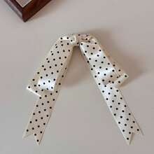 1/3pcs Polka Dot Print Double Layer Bow Ribbon Hair Clips, Women's Hair Accessories - Multicolor - View 6
