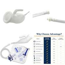 Comfort Male Fit Reusable Portable Male Advantage Urinal System With Spill Proof Collection Bag - White - View 9