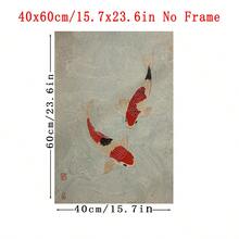 1pc Koi Fish Print, Yin Yang Poster Aesthetic Vintage Wall Art, Black And White Japanese Art Print, Red Cream Koi In Water Japanese Art Print, Minimalist Inspired Poster, Mindfulness Wall Decor, Christmas Decorative Wall Art, Framed/Unframed - 1pc - View 19