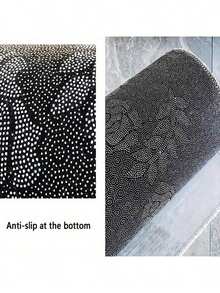 Rustic Christmas Door Mat, Carpet, Holiday Entrance Decor, Hand Washable Polyester, Multiple Sizes Available, Rectangular, Washable, Moisture-Resistant, Suitable For Home, Bedroom, Entrance - A - View 5