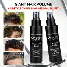 MOKERU Fiber Styling Spray 3.99 Fl.Oz | Formula Tahan Lama yang Baru Ditingkatkan | Pembentukan Tahan Lama Tanpa Mengembang | Segar, Tidak Lengket, Tidak Kaku | Portabel dan Mudah Digunakan | Unisex - Pakaian formal - View 4