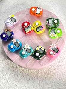 Custom New Multi-Color Rhinestone Flower Finger Counter Portable Ring Electronic Tally Counter Manual Button Counter Mini Handheld Counter Card-Mounted Electronic Prayer Beads Multi-Color Options -Tasbih- Suitable For Prayer Counting - Sports Counting - Holiday Gifts And More - Multicolor - View 10