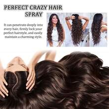 100ML Hair Volumizing Styling Spray, Dry Hair Spray: Rich In Glycerin, Long-Lasting Volumizing Styling Without Rinsing, No Residue, Texture Styling, Hair Oil Control Dry Shampoo Powder, Hair Volumizing Tool - Multiple Styles - View 5