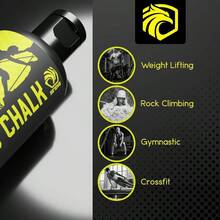 Pro Grade Gym Chalk 60, 120 Or 280ml Mess-Chalk Weightlifting, Gymnastics Rock Climbing, Pole Grip, Sports Dries In Seconds - Sweat-Resistant And Long Lasting - 120ml - View 5
