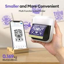 Marklife Printer Tato Mini C50 58mm, Printer Label, Printer Termal Multifungsi, Mendukung Ponsel dan Komputer untuk DIY/Tato LOGO/Pola/Pencetakan/Seniman - MultiWarna - View 7