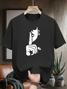 Men T-Shirts - Black - View 1