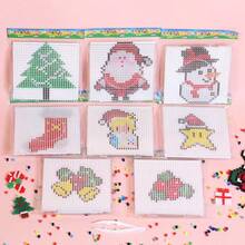 Christmas Perler Bead Set Puzzle Handmade Christmas Gift Ironing Beads Compatible DIY Pixel Art Material For Handmade Jewelry & 3D Craft Decoration - Multicolor - View 2
