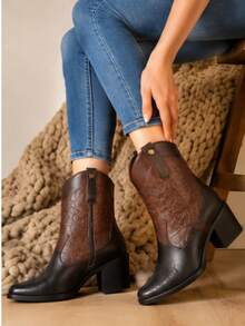 Women Ankle Boots & Booties - Brown - View 3