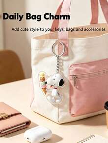 Cartoon Snoopy Keychain Pendant Car Decoration Women's Small Accessory Couple Mood Theme Gift Valentine's Day Small Gift - Irregular - View 9