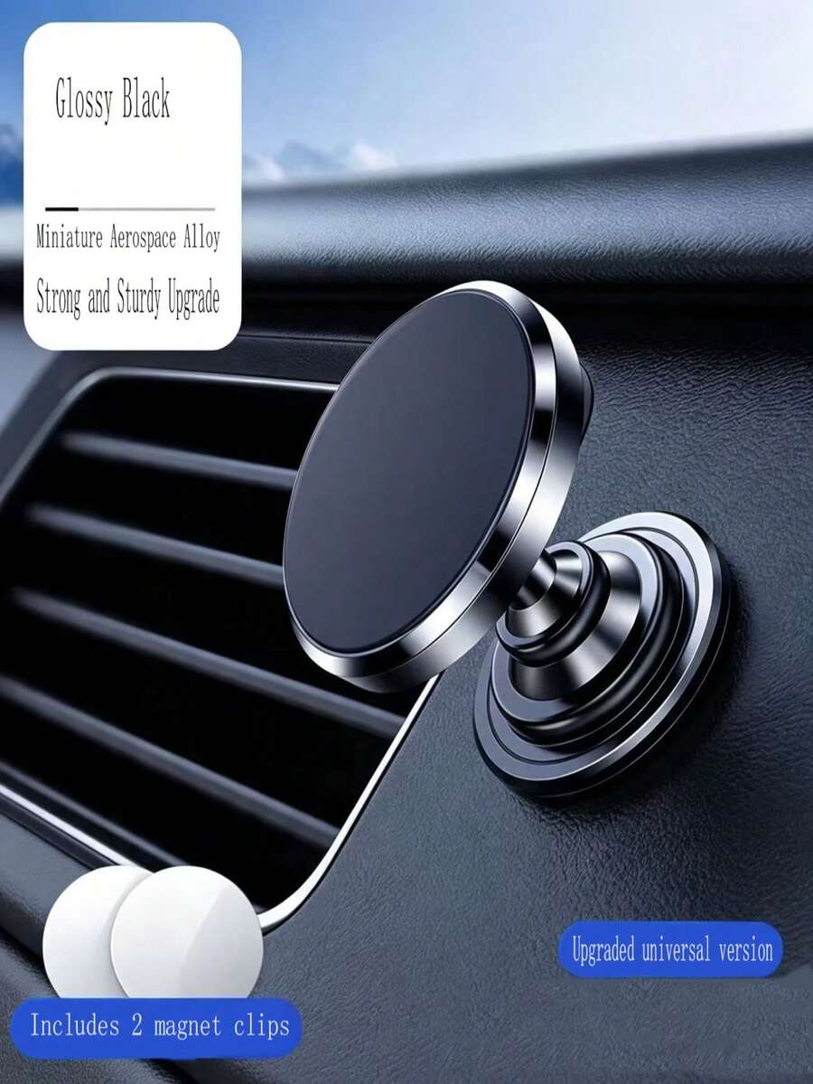 Car Phone Holder, Magnetic 360° Rotating Suction Cup, Navigation, Universal